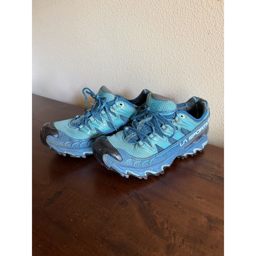 La Sportiva Womens Ultra Raptor 2023-C Blue Running Shoes Sneakers Size 9